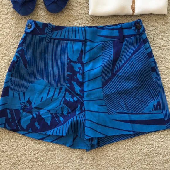 J. Crew Garden Print Shorts - Picture 2 of 6